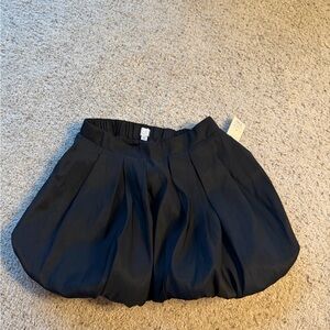 a new day Black Bubble Mini Skirt